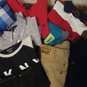 FREE SHIPPING 10-Pc Boys Clothing BOX Size 10-12